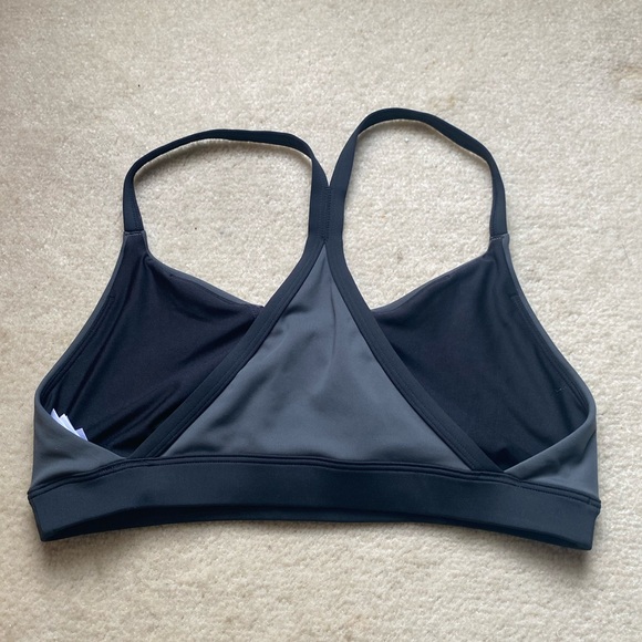 Adidas - all me volley women’s swimwear bikini top medium gray black - Picture 2 of 3